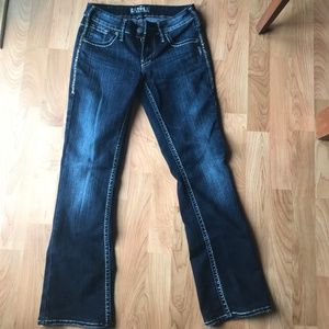 Silver Aiko baby boot Dark wash Denim Jeans Sz 26